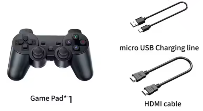 Bundle M22 PRO 128gb + 32,000 juegos + Control Wireless