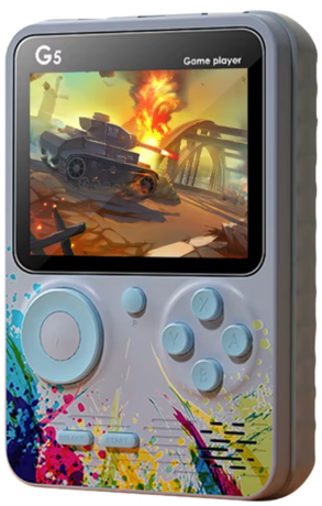 S G5 con 500 juegos (Consola de Videojuegos Portátil para Niños)