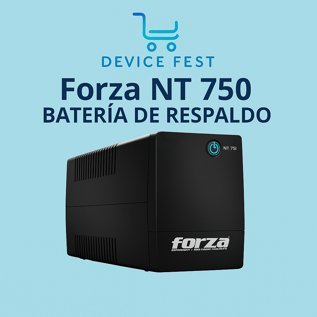 Protege tu Tecnología con Forza NT 750 Bateria de Respaldo