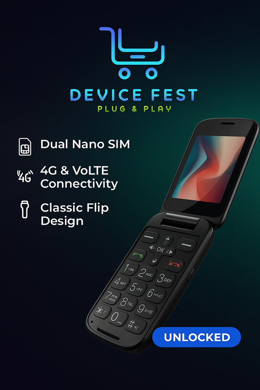 Flip Phone 4G Desbloqueado / Claro & T-Mobile *no Liberty*