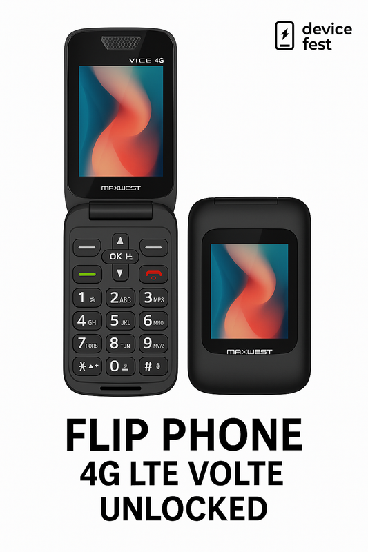 Flip Phone 4G Desbloqueado / Claro & T-Mobile *no Liberty*
