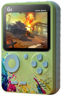 S G5 con 500 juegos  (Consola de Videojuegos Portátil para Niños)