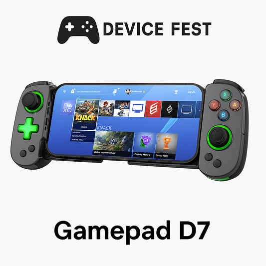 Gamepad Control Inalámbrico D7 para-Smartphone Android, iOS, PC, Switch.